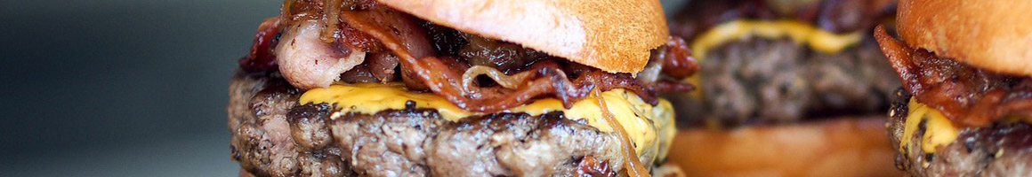 Eating American (New) Burger at Burger Stop restaurant in Secaucus, NJ.